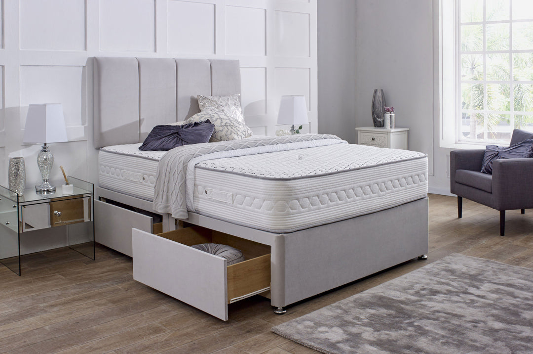 SLEEP Worcester Divan Bed Set with Headboard Sleep Beds