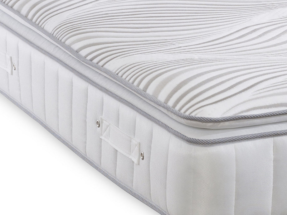 Pocket spring mattress with deals latex top