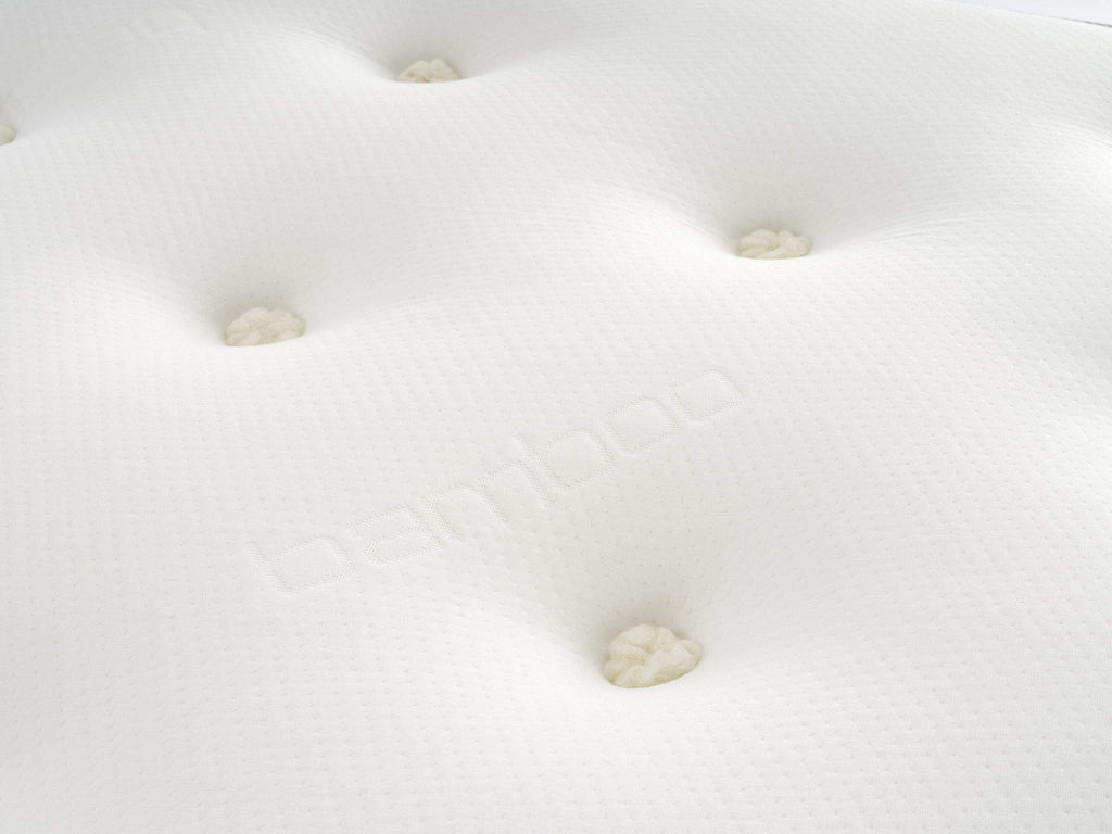 Bamboo Memory Foam Sprung Tufted Mattress - Divan Bed Warehouse