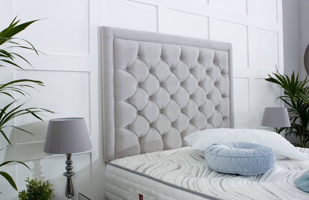 Andalusia Upholstered Button Headboard - Divan Bed Warehouse
