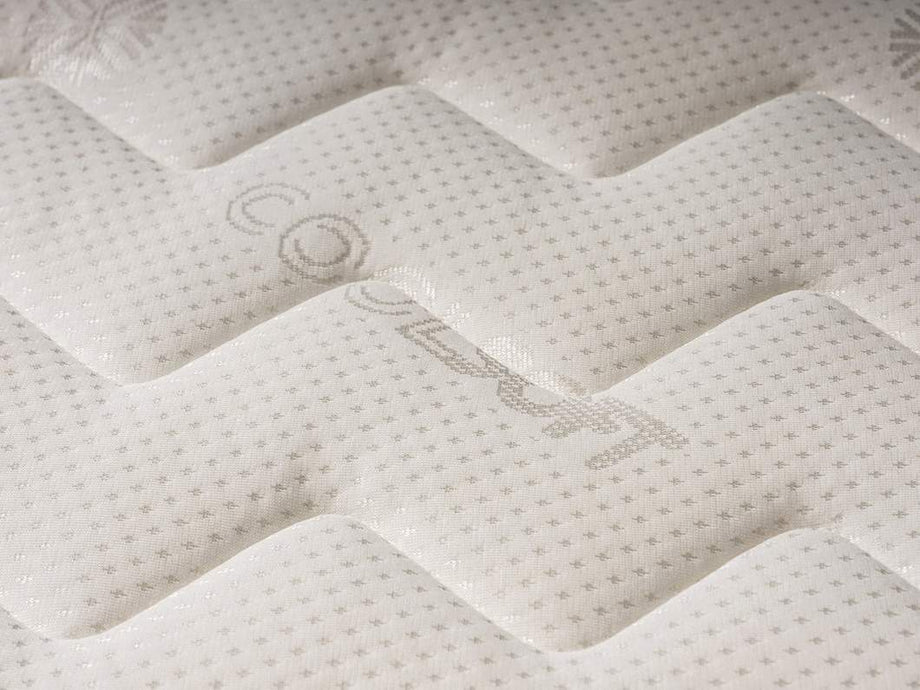 SLEEP Dual Season 1000 Pocket Memory Cool Gel Divan Bed Set With Headboard
